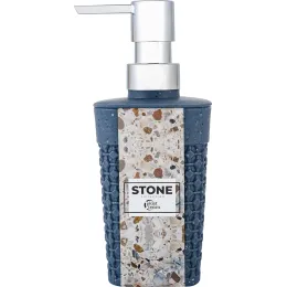 Дозатор для жидкого мыла Plast Team STONE темный камень
