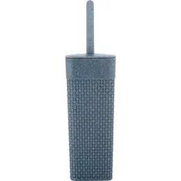 Ершик для унитаза с подставкой Plast Team STONE набор темный камень