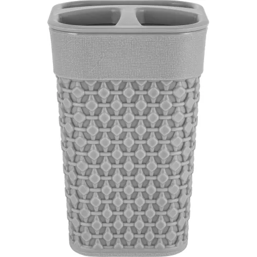 Подставка для зубных щеток Plast Team OSLO серый шторм