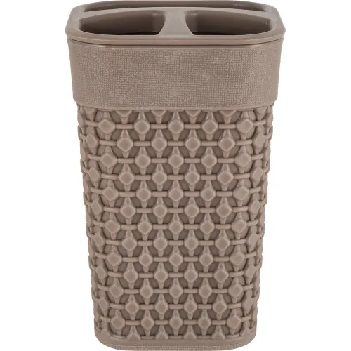 Подставка для зубных щеток Plast Team OSLO шоколадный мокко