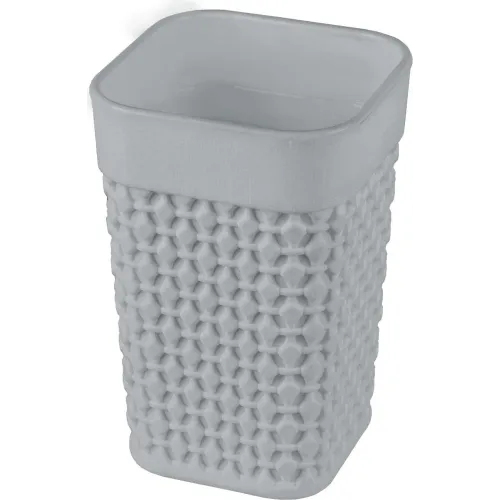 Hammom uchun stakan Plast Team OSLO kulrang bo'ron