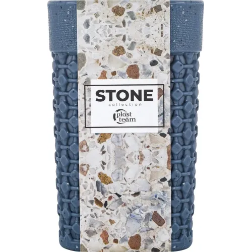 Стакан для ванной комнаты Plast Team STONE темный камень