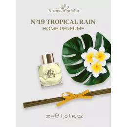 Диффузор для дома с палочками Aroma Republic №19 "Tropical rain", 30 мл