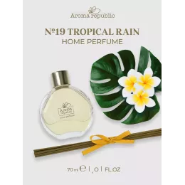 Диффузор для дома с палочками Aroma Republic №19 "Tropical rain", 70 мл