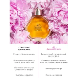 Диффузор для дома с палочками Aroma Republic №52 "Parisian chic", 70 мл