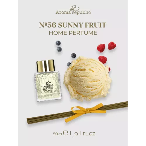 Диффузор для дома с палочками Aroma Republic №56 "Sunny fruit", 50 мл