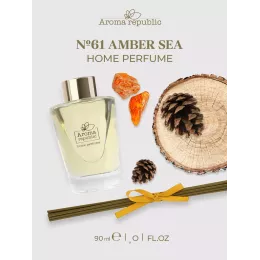 Диффузор для дома с палочками Aroma Republic №61 "Amber Sea", 90 мл