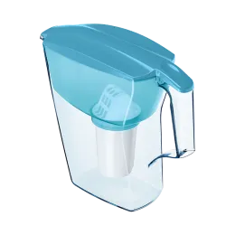 Suv uchun Filtrli ko'za kartrij bilan Akvafor Art, 2.8 litr moviy osmon rangi