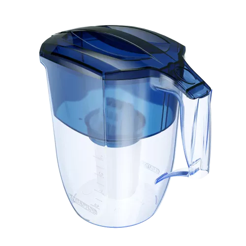 Фильтр-кувшин для воды с картриджем Аквафор Кантри, 3.9 л синий