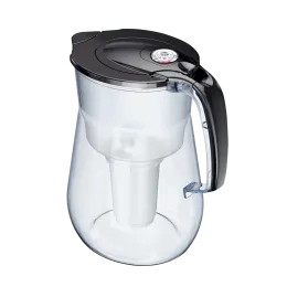 Suv uchun Filtrli ko'za resurs ko'rsatkichi bilan Akvafor Provans A5, 4.2 l qora