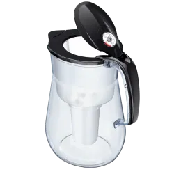 Suv uchun Filtrli ko'za resurs ko'rsatkichi bilan Akvafor Provans A5, 4.2 l qora