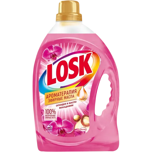 Гель для стирки Losk Орхидея и Масло Макадамии, 2,92 л