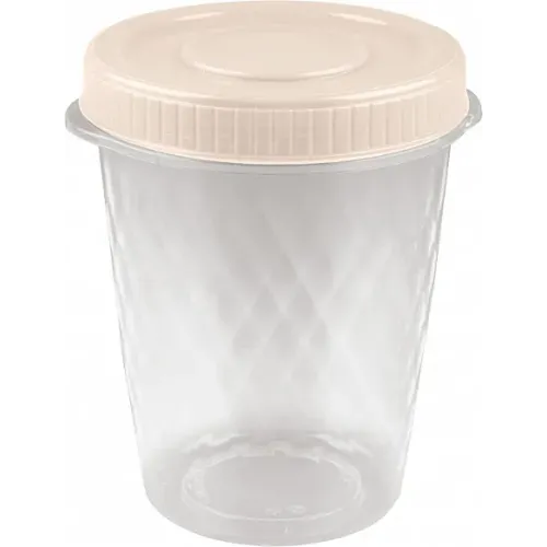 Банка 1,1 л с завинчивающейся крышкой, Phibo "Кристалл"