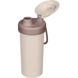 Sovuq ichimlik shishasi, halqali, 400 ml, Phibo ochiq bej