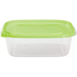 Контейнер для продуктов, для холодильника и микроволновки, Phibo Фреш 1,2 л зеленый