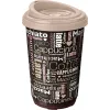 Термостакан 400 мл с разным декором, Phibo бежевый