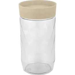 Quyma mahsulotlar uchun bankasi 1 l Plast Team Green Republic zig'ir