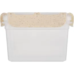 Контейнер для продуктов с защелками 0,7 л Plast Team Green Republic лен