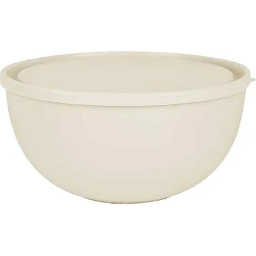 Qopqoqli salat idishi Plast Team Galaxy 4 l sutli tuman