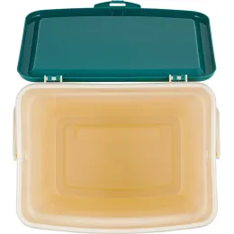 Контейнер для корма животных с ложкой 6л, Spin&Clean Step зеленый бархат