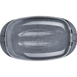 Shaffof qopqoqli oziq-ovqat konteyneri Sugar&Spice STONE qora tosh