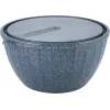 Qopqoqli salat idishi Sugar&Spice STONE 1,7 l qora tosh