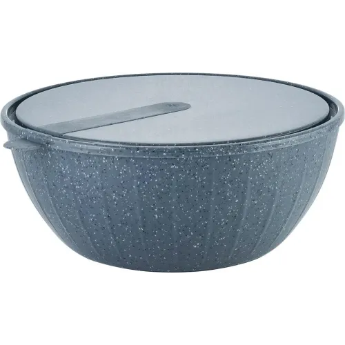 Qopqoqli salat idishi Sugar&Spice STONE 5 l qora tosh