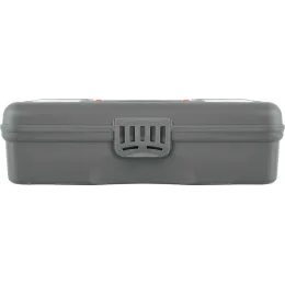 Бокс для хранения мелких предметов с отсеками BLOCKER HOBBY BOX 12" серо-свинцовый/оранжевый