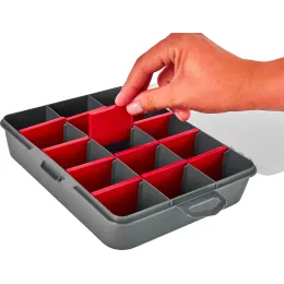 Kichik narsalar uchun organizator BLOCKER Master 7,5" qo'rg'oshin kulrang