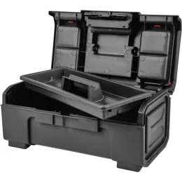 Ящик для инструментов BLOCKER Guru 16", черный, оранжевый