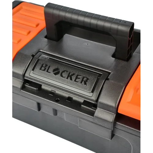 Ящик для инструментов BLOCKER Guru 16", черный, оранжевый