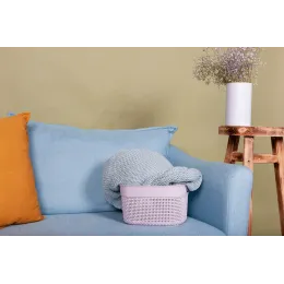 Saqlash savati 6L Plast Team OSLO sutli tuman