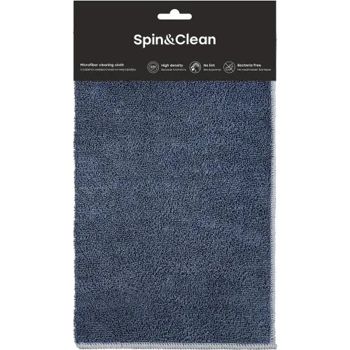 Салфетки универсальные, оверлок Spin&Clean Rock'n'Roll антрацит
