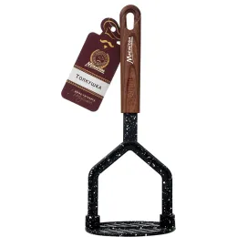 Толкушка с резиновой ручкой Marmiton черный 17223