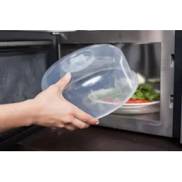 Mikroto'lqinli pech uchun qopqoq Plast Team HELSINKI 248mm shaffof