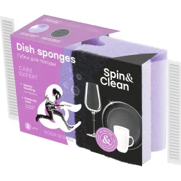 Idishlar uchun shimgich Spin&Clean Rock'n'Roll 2 dona