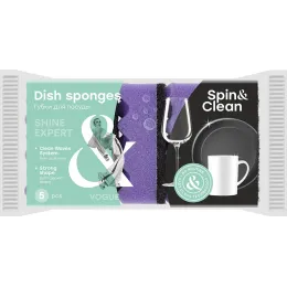 Idishlar uchun shimgich Spin&Clean Vogue 5 dona