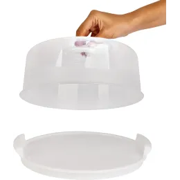 Mikroto'lqinli pech uchun qopqoq palet bilan Sugar&Spice Vanilla shaffof