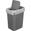 Контейнер для мусора, мусорное ведро 25 л, Econova Smart Bin серый