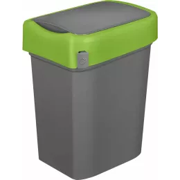 Контейнер для мусора, мусорное ведро 25 л, Econova Smart Bin зеленый