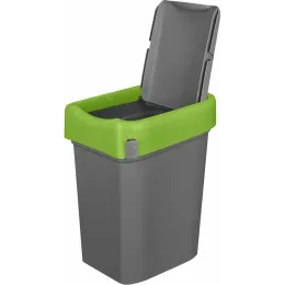 Контейнер для мусора, мусорное ведро 25 л, Econova Smart Bin зеленый