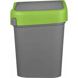 Контейнер для мусора, мусорное ведро 25 л, Econova Smart Bin зеленый