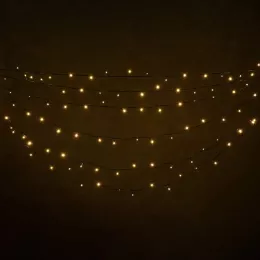 Гирлянда новогодняя для елки Vegas "Нить" 200 теплых LED, 20 метров