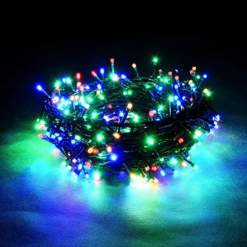 Гирлянда новогодняя для елки Vegas "Нить" 50 разноцветных LED, 5 метров