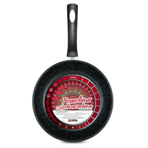 Сковорода 26 Готовим с удовольствием гранит