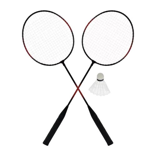 Badminton uchun 2ta raketka valonchik bilan BoyScout 61450