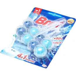 Туалетный блок Bref Сила актив Океанский бриз, 2х50 гр.