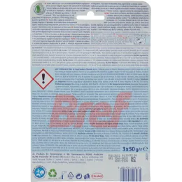 Туалетный блок Bref Сила актив Океанский бриз, 3х50 гр.