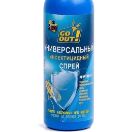 Универсальный инсектицидный спрей от насекомых Go Out, 200 мл