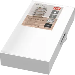 Стеллаж ЗМИ Валенсия 24W белый